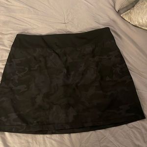 Tennis skort  black camouflage size XL